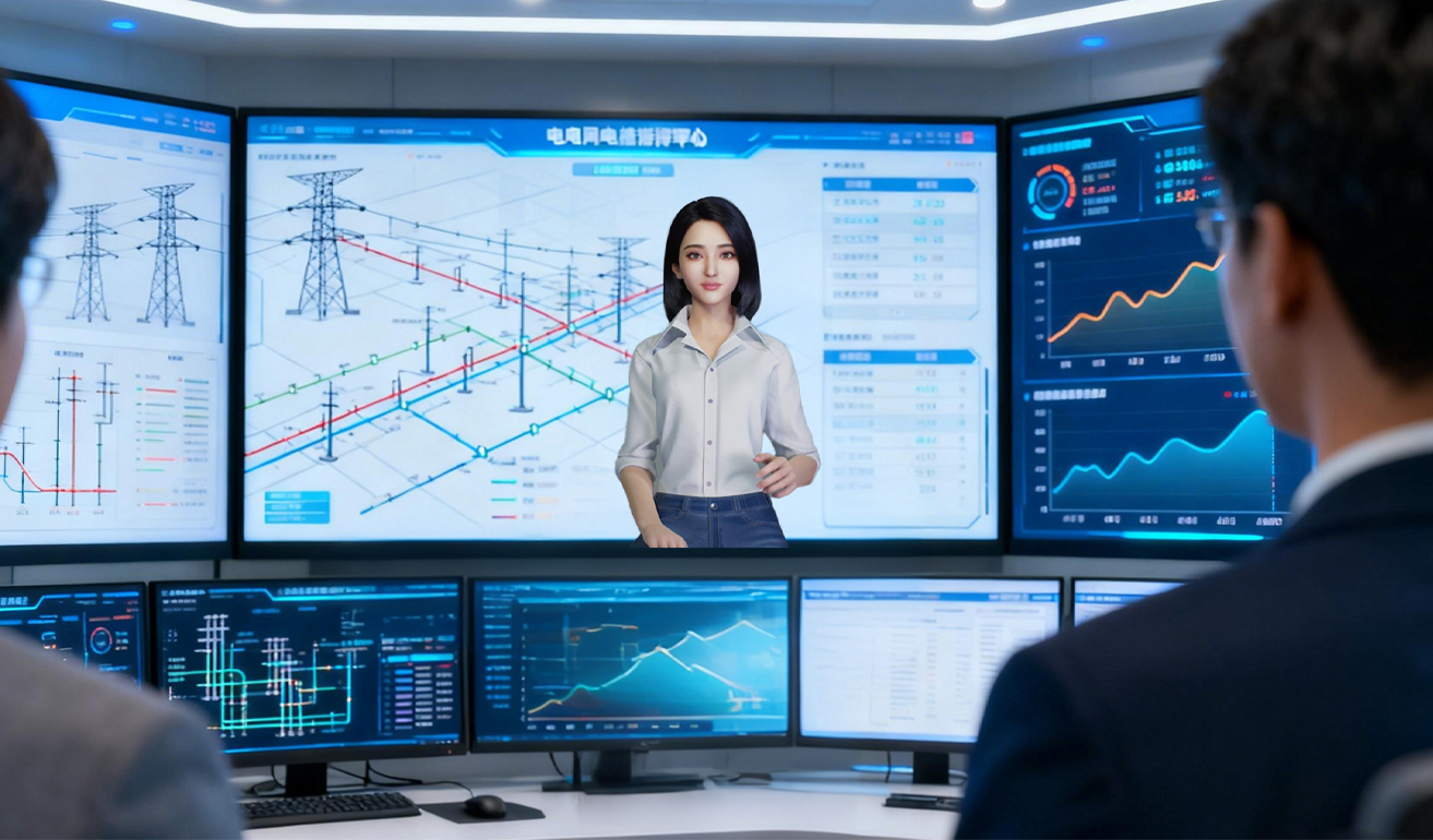 从电力营业厅到电网中枢：AI数字人+大模型升级电力电网智慧服务