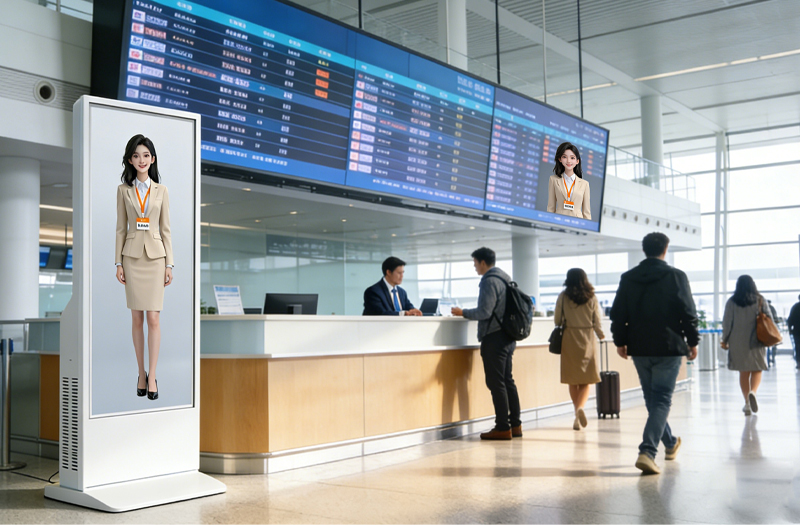 智慧民航新帮手：AI数字人驱动智慧民航服务转型,让坐飞机更轻松